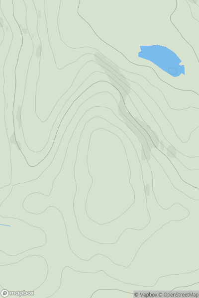 Thumbnail image for Woodheads Hill [Central Scotland from Dumbarton to Montrose] showing contour plot for surrounding peak